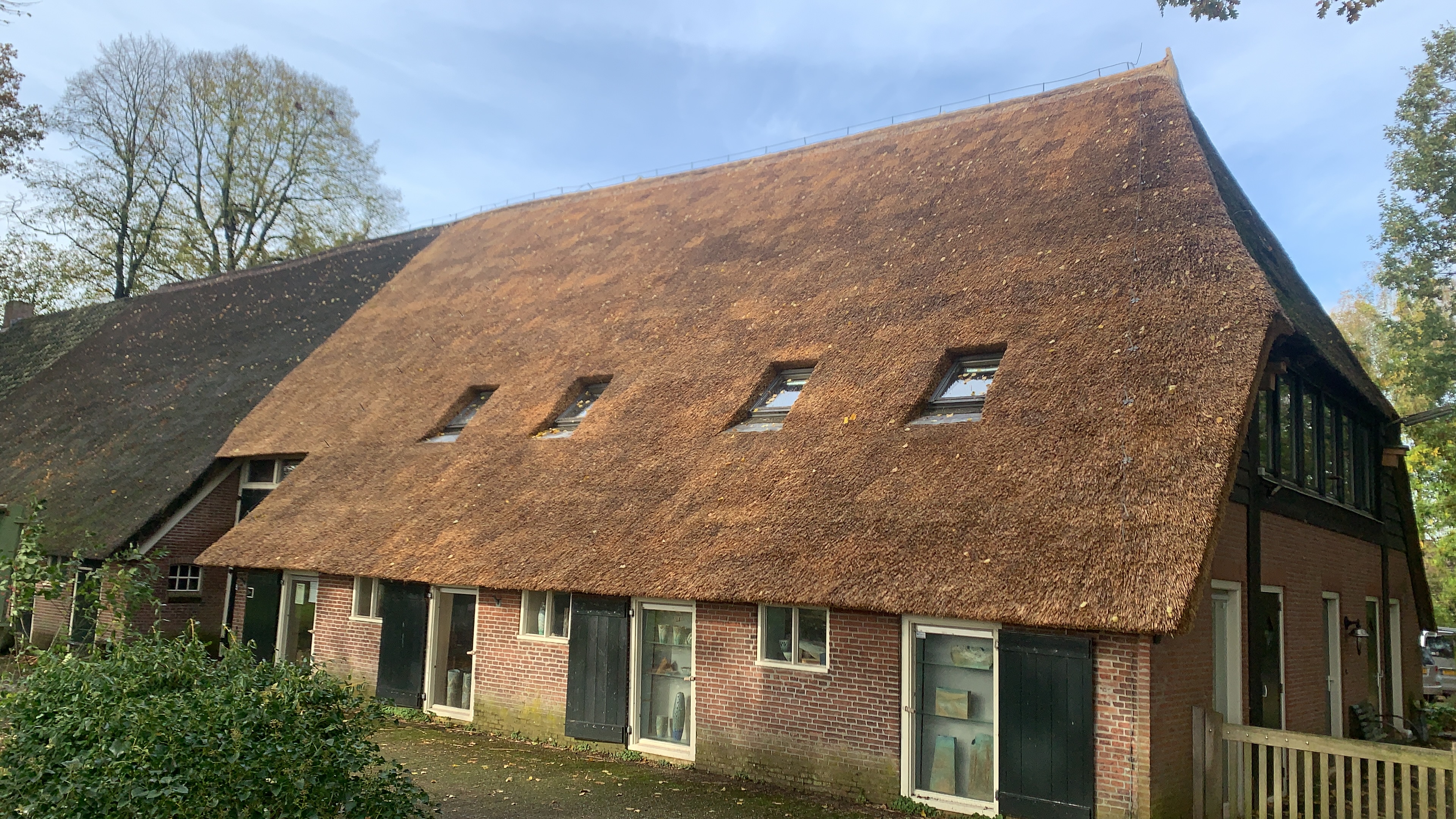 The roof above the gallery is fixed! Gallery open at scheduled time